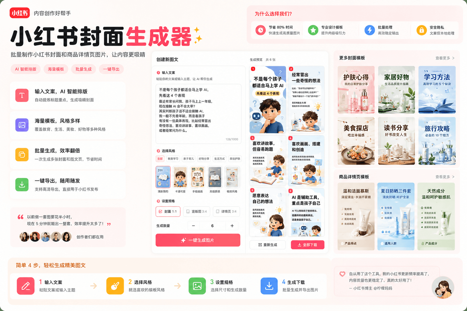 小红书内容排版方法展示